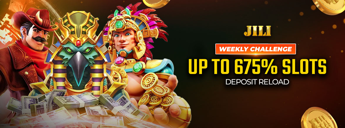 Slots Weekly Deposit Challenge up to 675%