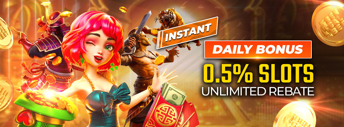 Daily Bonus 0.5% Slots Unlimited Rebate Daily Bonus 0.5% Slots Unlimited Rebate